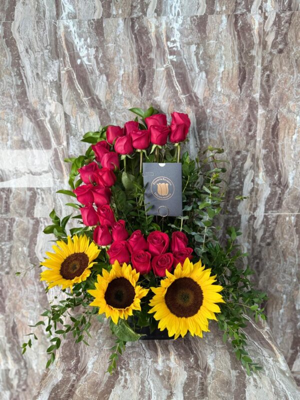 Espiral Rosas y Girasoles
