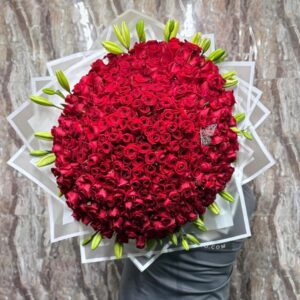 Bouquet 300 Rosas Rojas